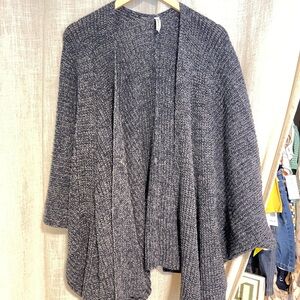 Francesca's Collections Black Cardigan Sweater